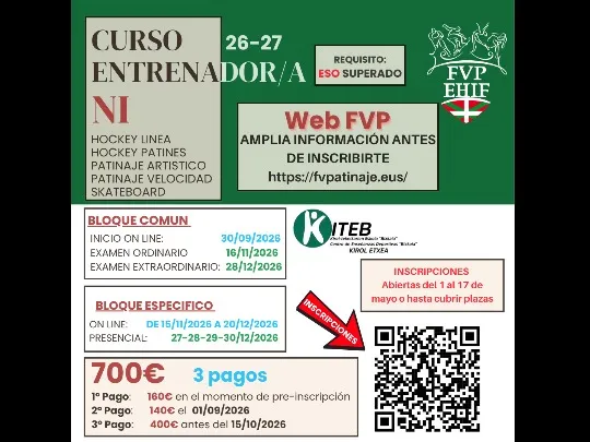 FORMACION TECNICOS NI MATRICULAS ABIERTAS HASTA EL 17 DE MAYO