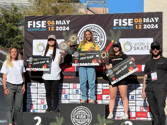 Eneritz Quincoces finaliza tercera en Park femenino en la FISE