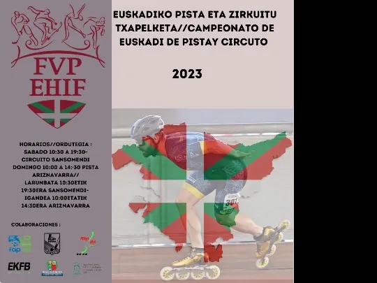 Cto. Euskadi de patinaje velocidad