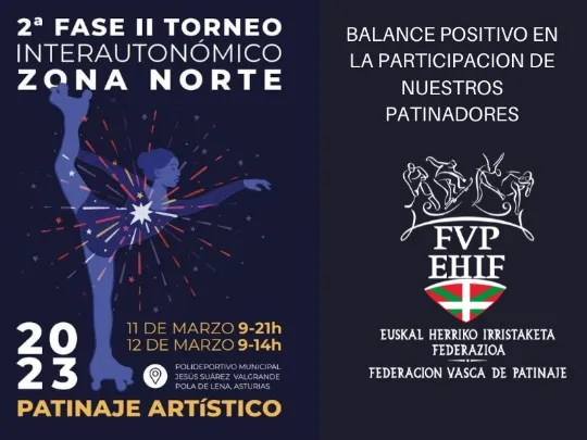 Liga Interautonómica de Patinaje Artistico. 3 Oros y 2 platas